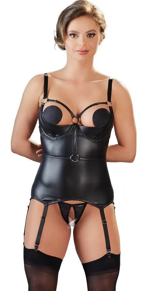Cottelli BONDAGE - Strapshemd Bondage mit Handschlaufen und String ouvert XL Cottelli BONDAGE - Strapshemd Bondage mit Handschlaufen und String ouvert XL
