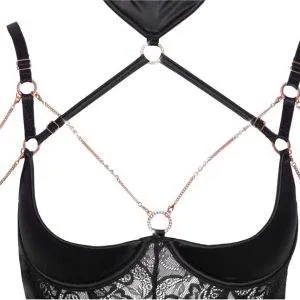 Abierta Fina Strapshemd inkl. String ouvert 85B/L Abierta Fina Strapshemd inkl. String ouvert 85B/L – Bild 6
