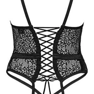 Obsessive Yaskana Set - Spitzen Strapshemd & String XS/S Obsessive Yaskana Set - Spitzen Strapshemd & String XS/S – Bild 6
