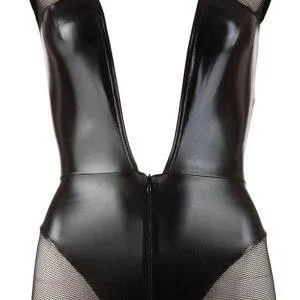 Cottelli PARTY - Glanzstück: Ärmelloser Body, Wetlook & Netz XL Cottelli PARTY - Glanzstück: Ärmelloser Body, Wetlook & Netz XL – Bild 6