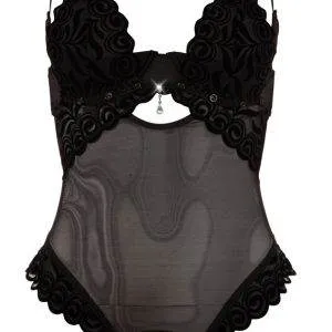 Cottelli LINGERIE Stringbody mit abnehmbarem Stringteil und Cups 80C/M Cottelli LINGERIE Stringbody mit abnehmbarem Stringteil und Cups 80C/M – Bild 8