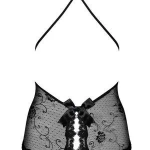 Obsessive Body Fiorenta - Transparenter Spitzenbody mit Perlenverzierungen L/XL Obsessive Body Fiorenta - Transparenter Spitzenbody mit Perlenverzierungen L/XL – Bild 6