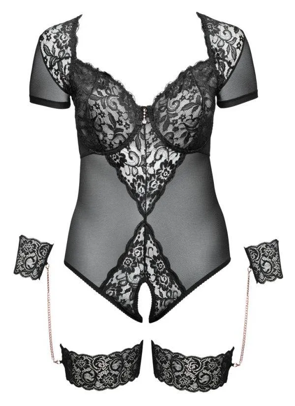 Cottelli BONDAGE Body Spitze, offen, 85D/L 90D/XL Cottelli BONDAGE Body Spitze, offen, 85D/L 90D/XL