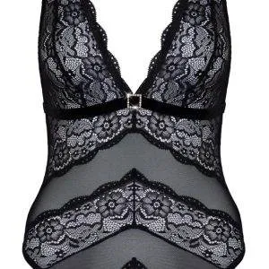 Cottelli LINGERIE - Sinnlicher Riobody ouvert mit Spitze schwarz Größe S Cottelli LINGERIE - Sinnlicher Riobody ouvert mit Spitze schwarz Größe S – Bild 8