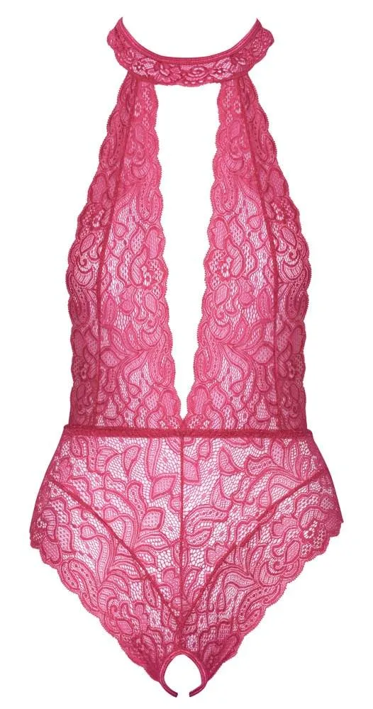 Cottelli LINGERIE - Pinkfarbener Body ouvert pink Größe S/M Cottelli LINGERIE - Pinkfarbener Body ouvert pink Größe S/M