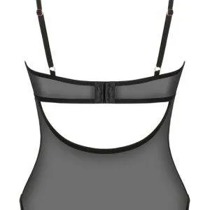 Obsessive Body Selinne - Eleganter Stretch-Netz Body schwarz Größe XL/2XL Obsessive Body Selinne - Eleganter Stretch-Netz Body schwarz Größe XL/2XL – Bild 6