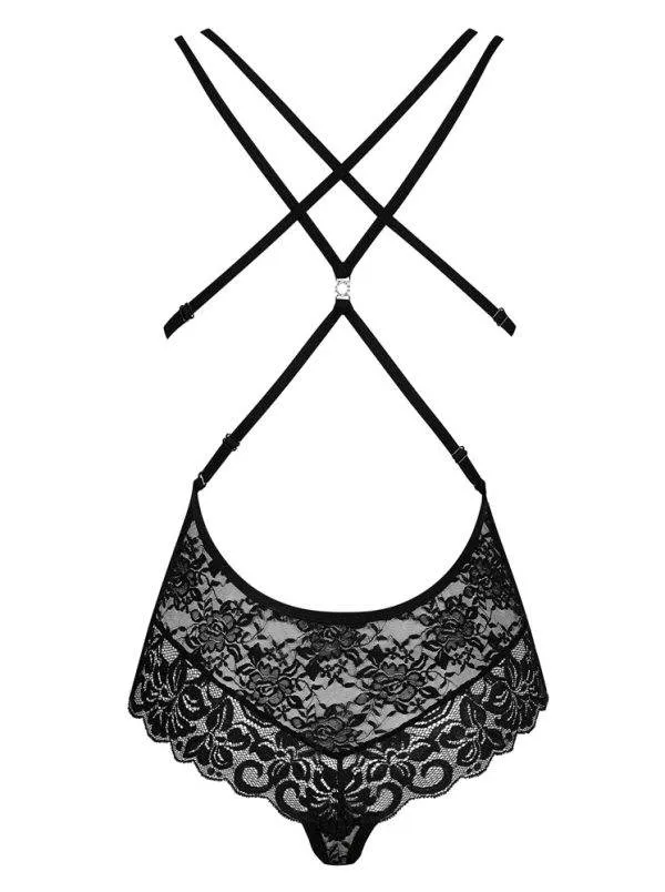 Obsessive Verführerischer Teddy - Pikantes Design für sinnliche Fantasien schwarz S/M Obsessive Verführerischer Teddy - Pikantes Design für sinnliche Fantasien schwarz S/M