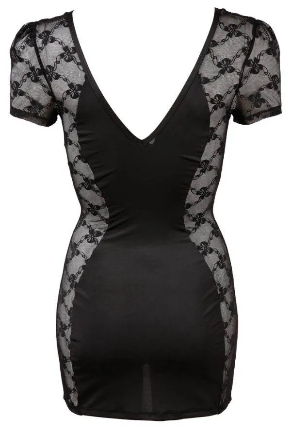 Cottelli PARTY Schwarzes Spitzen-Dessouskleid S Cottelli PARTY Schwarzes Spitzen-Dessouskleid S