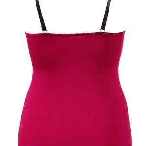 Cottelli LINGERIE - Dessouskleid mit Zierschnürung und Spitze Schwarz/Rot S Cottelli LINGERIE - Dessouskleid mit Zierschnürung und Spitze Schwarz/Rot S – Bild 6