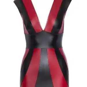 Cottelli PARTY - Streifen-Mattlook Kleid Rot/Schwarz S Cottelli PARTY - Streifen-Mattlook Kleid Rot/Schwarz S – Bild 6