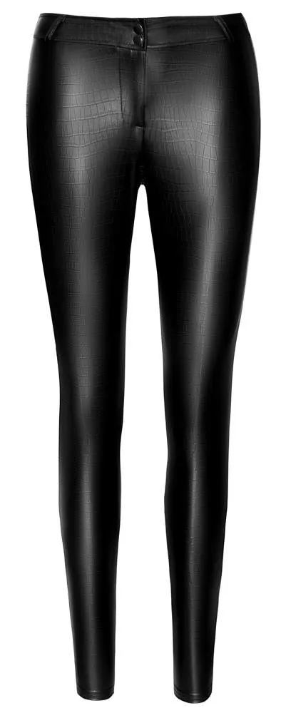 Noir Schlangenhaut-Hose schwarz Größe XL Noir Schlangenhaut-Hose schwarz Größe S – Hollow B