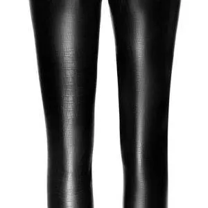 Noir Schlangenhaut-Hose schwarz Größe XL Noir Schlangenhaut-Hose schwarz Größe S – Hollow Rückseite