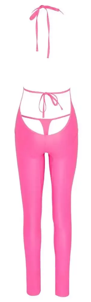 Cottelli PARTY Overall hotpink inkl. Rio-String S Cottelli PARTY Overall hotpink inkl. Rio-String S – Hollow Rückseite
