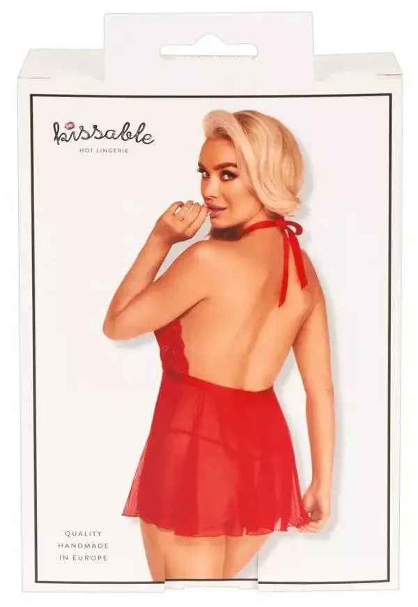 Kissable Babydoll in Rot - Größe S/M Kissable Babydoll in Rot - Größe S/M – Verpackung B