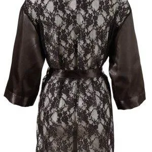 Cottelli LINGERIE - Kimono Spitze, für Nachtschwärmerinnen L/XL Cottelli LINGERIE - Kimono Spitze, für Nachtschwärmerinnen S/M – Hollow Rückseite