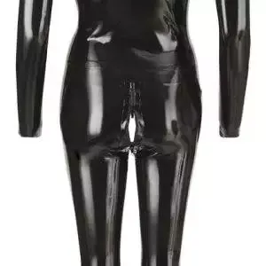 Late X Catsuit - Stehkragen, Frontreißverschluss, Schrittreißverschluss XS Late X Catsuit - Stehkragen, Frontreißverschluss, Schrittreißverschluss XS – Hollow Rückseite