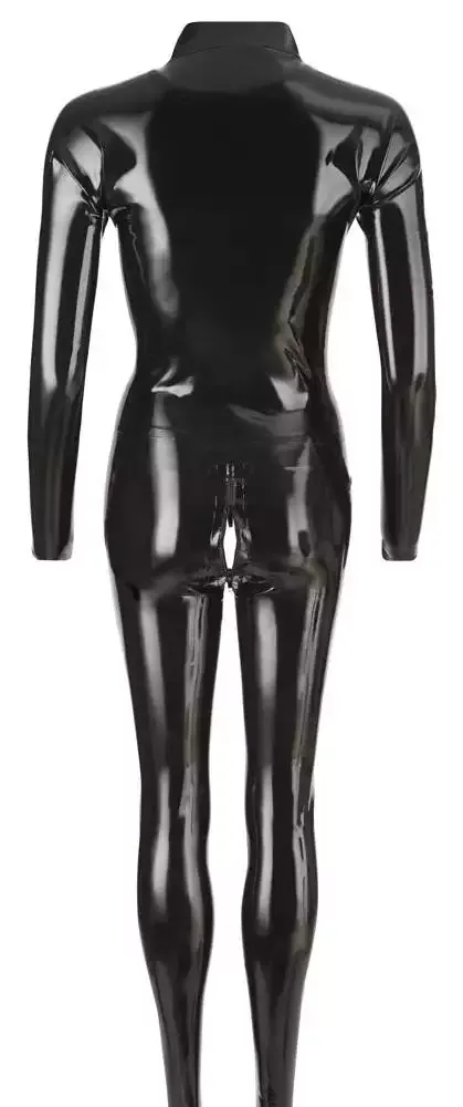 Late X Catsuit - Stehkragen, Frontreißverschluss, Schrittreißverschluss XS Late X Catsuit - Stehkragen, Frontreißverschluss, Schrittreißverschluss XS – Hollow Rückseite