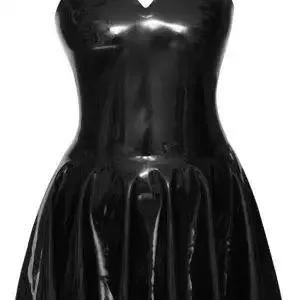 LateX Minikleid - Schlicht-schönes Rubber-Fashionista Kleid M LateX Minikleid - Schlicht-schönes Rubber-Fashionista Kleid S – Hollow B