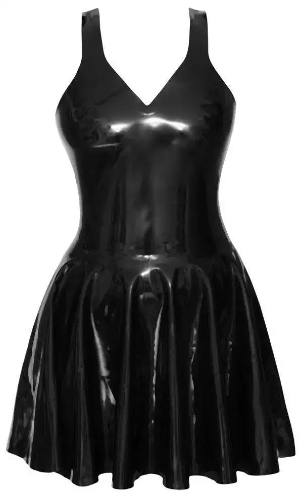 LateX Minikleid - Schlicht-schönes Rubber-Fashionista Kleid M LateX Minikleid - Schlicht-schönes Rubber-Fashionista Kleid S – Hollow B