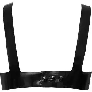 LateX Latex-Bustier: Stylisches Dekolleté, verstellbarer Verschluss L LateX Latex-Bustier: Stylisches Dekolleté, verstellbarer Verschluss S – Hollow Rückseite