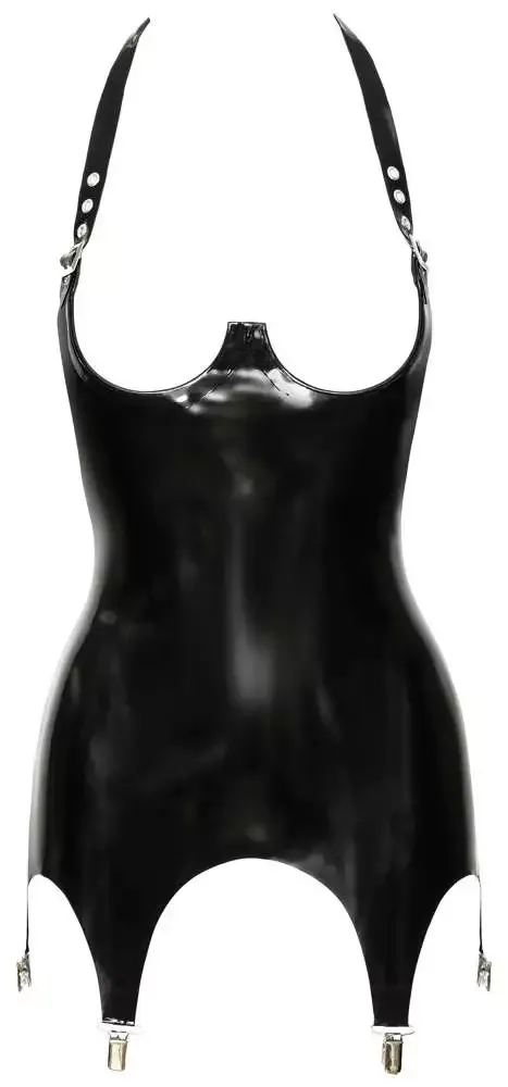 Late X - Busenfreies Strapshemd aus Latex XL Late X - Busenfreies Strapshemd aus Latex S – Hollow B