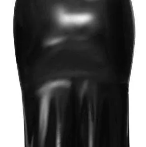 LateX Abendrobe Maxi-Länge - Tailliertes Kleid aus 0,35mm starkem Latex M LateX Abendrobe Maxi-Länge - Tailliertes Kleid aus 0,35mm starkem Latex S – Hollow Rückseite