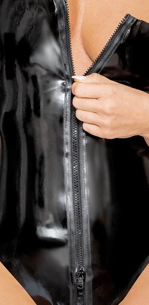 Late X Latex-Body Zipper S - Schlicht-schön, stylischer Karree-Ausschnitt M Late X Latex-Body Zipper S - Schlicht-schön, stylischer Karree-Ausschnitt S – Det