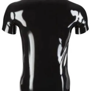 Late X Latex T-Shirt: Glänzendes Must-have für jeden Latex-Kleiderschrank! L Late X Latex T-Shirt: Glänzendes Must-have für jeden Latex-Kleiderschrank! S – Hollow Rückseite