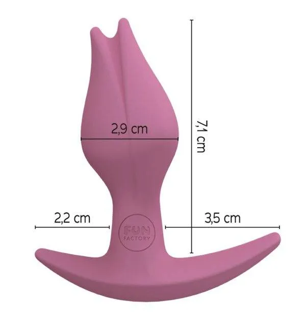 Fun Factory Bootie Fem Analplug - schlankes Tulpendesign, hautfreundliches Silikon, 8,5 cm Fun Factory Bootie Fem Analplug - schlankes Tulpendesign, hautfreundliches Silikon, 8,5 cm – E