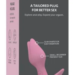 Fun Factory Bootie Fem Analplug - schlankes Tulpendesign, hautfreundliches Silikon, 8,5 cm Fun Factory Bootie Fem Analplug - schlankes Tulpendesign, hautfreundliches Silikon, 8,5 cm – Verpackung B