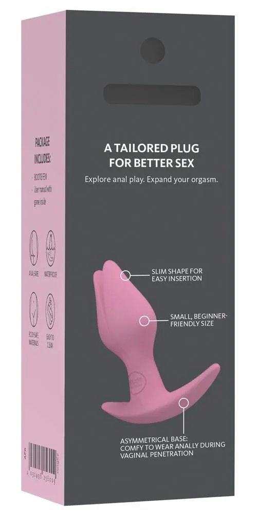 Fun Factory Bootie Fem Analplug - schlankes Tulpendesign, hautfreundliches Silikon, 8,5 cm Fun Factory Bootie Fem Analplug - schlankes Tulpendesign, hautfreundliches Silikon, 8,5 cm – Verpackung B