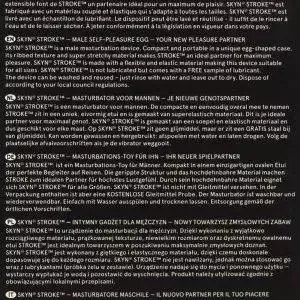Skyn Stroke - Intensive Penismassage für Zuhause & Unterwegs Skyn Stroke - Intensive Penismassage für Zuhause & Unterwegs – Verpackung C