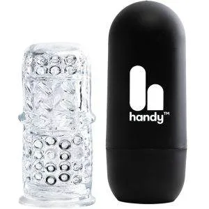 The Handy True Grip Noppen-Sleeve, Größe M, Schwarz – B