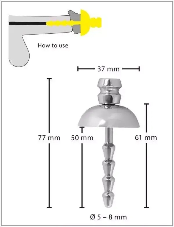 Fetish Collection Anal Spreader - Verstellbarer Spekulum-Plug für anale Stimulation silber Fetish Collection Anal Spreader - Verstellbarer Spekulum-Plug für anale Stimulation silber – E