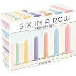 You2Toys Training Set Six in a Row - 6-teiliges Silikon Dildo-Set, Pastellfarben – Verpackung