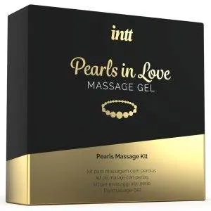 intt Pearls in Love Intimmassage-Kit, 15 ml, weiß. – Verpackung