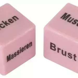 Erotic Dice Set - Sündige Verführung, 2-teilig, Rot & Schwarz – A