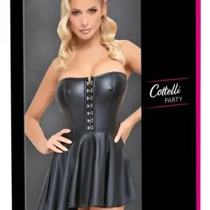 Sexy Corsagen-Minikleid Schwarz, Größe M Sexy Corsagen-Minikleid Schwarz, Größe M – Bild 1