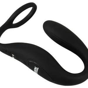 Black Velvets Cock Ring mit RC Butt Plug - Prostata Vibrator & Penisring, 13 cm - Schwarz Black Velvets Cock Ring mit RC Butt Plug - Prostata Vibrator & Penisring, 13 cm - Schwarz – B