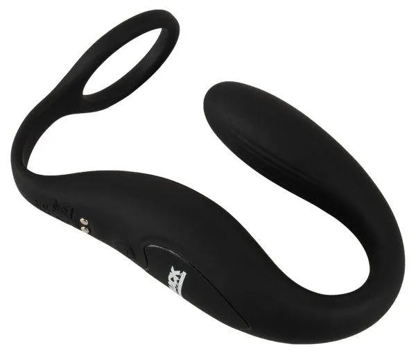 Black Velvets Cock Ring mit RC Butt Plug - Prostata Vibrator & Penisring, 13 cm - Schwarz Black Velvets Cock Ring mit RC Butt Plug - Prostata Vibrator & Penisring, 13 cm - Schwarz – B