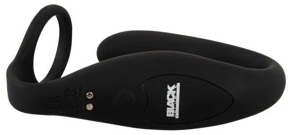 Black Velvets Cock Ring mit RC Butt Plug - Prostata Vibrator & Penisring, 13 cm - Schwarz Black Velvets Cock Ring mit RC Butt Plug - Prostata Vibrator & Penisring, 13 cm - Schwarz – C