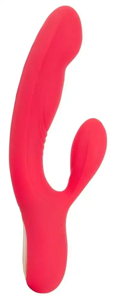 Sweet Smile Thumping Rabbit Vibrator - Dual-Stimulation in 10 Vibrationsmodi (Orgasmic Red, S/M) Sweet Smile Thumping Rabbit Vibrator - Dual-Stimulation in 10 Vibrationsmodi (Orgasmic Red, S/M) – C