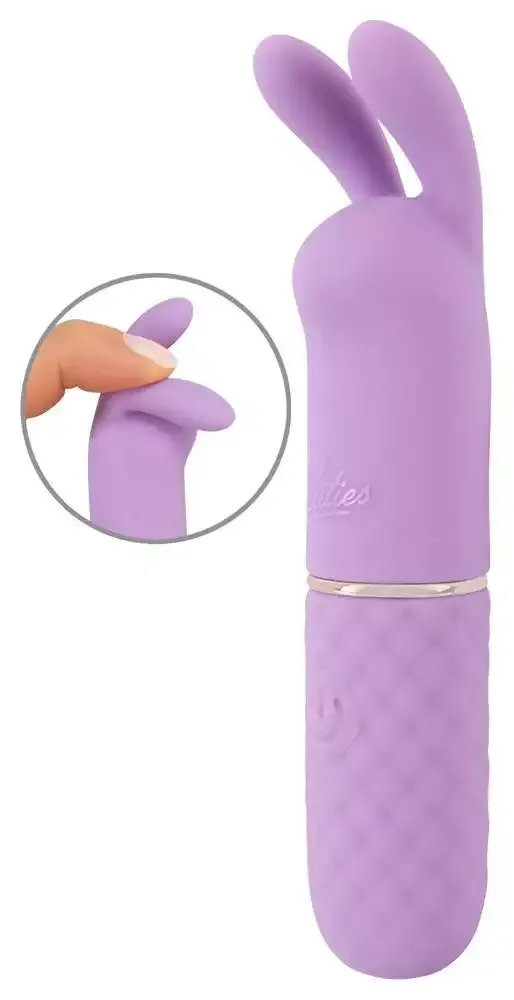 Cuties Mini Vibrator - Pastell Pink - Vibro-Öhrchen - 10 Modi - Wiederaufladbar – A