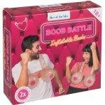 Boob Battle, Größe: uni, Farbe: flesh, Partyspiel mit aufblasbaren Brüsten – Verpackung