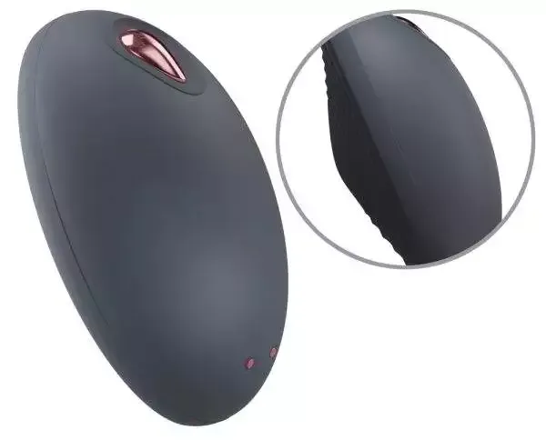 You2Toys Oh! Lay-On Vibrator - Rillen-Design, 10 Vibrationsmodi, wasserdicht, wiederaufladbar – A