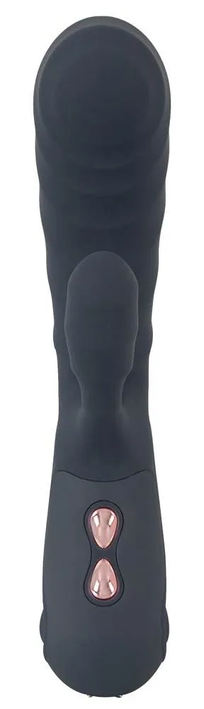 You2Toys Oh! Rabbit Vibrator - Rillen-Design, 2 Motoren, 20 Vibrationsmodi – B
