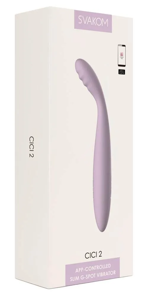 SVAKOM Cici 2 Flexibler Vibrator, G-Punkt Massage, Klitoris Stimulator, wasserdicht, Wärme, Memory Funktion, Tastensperre, Silikon, USB wiederaufladbar, inklusive Aufbewahrungsbeutel – Verpackung SVAKOM Cici 2 Flexibler Vibrator, G-Punkt Massage, Klitoris Stimulator, wasserdicht, Wärme, Memory Funktion, Tastensperre, Silikon, USB wiederaufladbar, inklusive Aufbewahrungsbeutel – Verpackung