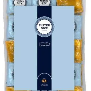 Mister Size Transparente Kondome, 53 mm, Vegan, hauchdünn. – A
