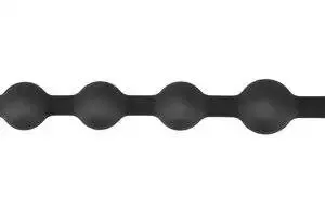 Black Velvets Analkugelkette 13 Kugeln, 50 cm, Schwarz Black Velvets Analkugelkette 13 Kugeln, 50 cm, Schwarz – B