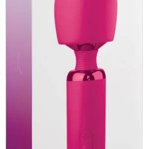 JimmyJane Exona Massagestab - Elegant und extrastark - Wiederaufladbar - Silikon - Schwarz – Verpackung